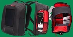 Voltaic Solar Black And Red Backpack Panel Usb Charging Tech Compartments New. Price: $250.00.