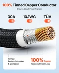 Vevor 30FT 10 Awg Solar Panel Extension Cable With IP67 MC4 Connectors New. Price: $49.99.