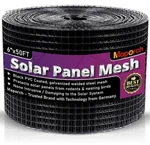 Maporch 6" X 50FT Solar Panel Bird Wire Screen Protection, Black Pvc Coated New. Price: $35.00.