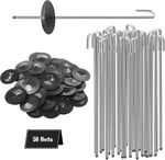 Solar Panel Bird Guard Fastener, 50 Sets Critter Clips For Attaching Wire New. Price: $24.99.