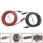 Pair 12 Awg Black + Red Wire Connector Solar Panel Extension Cable 30 Feet New. Price: $27.01.