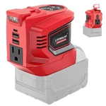 Livowalny 200W Power Inverter Compatible With Milwaukee 18V 1-PACK, Red New. Price: $45.99.