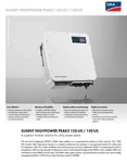 (new) Sma Sunny Highpower PEAK3 150KW 480VAC Tl Shp 150-US-20 Solar Inverter. Price: $5750.00.