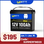 1280WH 12V 100AH Wattcycle Lithium Battery Bms Deep Solar Off-grid Rv New. Price: $244.51.
