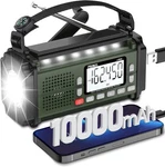 10000MAH Hand Crank Radio Solar, Battery Powered Usb Charging Emergency R... New. Price: $68.99.