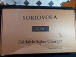 Sokiovola 60W Portable Solar Panel Foldable Charger Open. Price: $66.99.