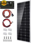 100W Solar Panel Kit 12V Complete Off Grid Rv Boat System Controller New. Price: $170.49.