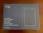 Ring Solar Panel For Video Doorbells Black Weather Resistant Adjustable Mount Open. Price: $24.99.