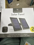 Wasserstein BLINKXTSOLBLK2PKUS Outdoor Solar Panel - Black (2 Piece) New. Price: $30.00.