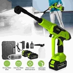 Kepeak Cordless 1450PSI Portable Power Washer With 6-IN-1 Nozzle & 2 Batteries New. Price: $54.98.