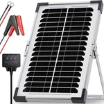 Callsun Solar Battery Maintainer & Trickle Charger, 12V 7.5W, Black New. Price: $31.70.