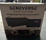 Geneverse (60-GVUS-SG2M2) 1210WH Solar Generator Bundle New & Sealed!. Price: $952.85.