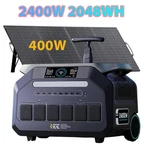 Iee 2048WH Portable Power Station 2400W LIFEPO4 For Trip Rv + Solar Panel New. Price: $1120.99.