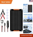 12V 10W Solar Car Battery Charger & Maintainer Eco-friendly Power Solution New. Price: $44.96.