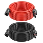 50FT Solar Panel Extension Cable 12AWG - Waterproof Pv Wire For Rv, Home, Boat, New. Price: $79.99.
