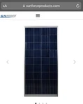 Sunforce 175 Watt, 12-VOLT Crystalline Solar Panel New. Price: $212.50.