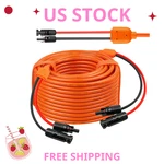 100FT Solar Extension Cable 10AWG Heavy-duty Wire With IP68 Connectors New. Price: $87.99.