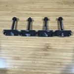 (4) Unirac Solar 302027D Sm Midclamps Integrated Bonding Mount Black Stainless Used. Price: $11.95.