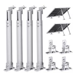 Adjustable Solar Panel Mount Brackets, Aluminum Alloy, 15 30 Tilt, For... New. Price: $101.01.
