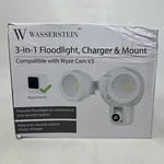 Wasserstein 3-IN-1 Wired Floodlight Charger & Mount For Wyze V3 Security Camera New. Price: $29.59.