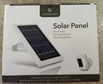 Wasserstein Solar Panel Compatible With Ring Spotlight Cam Battery - White Used. Price: $19.00.
