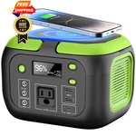 Sinkeu Portable Power Station, 42000MAH Solar Generator With 200W, Green New. Price: $155.98.