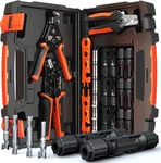 Solar Connector Crimping Tool Kit, 14-10 Awg Crimper For Panel Cables New. Price: $77.99.
