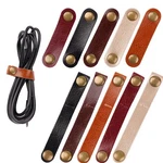 20 Pack Leather Cable Straps Cord Organizers Ties Snap On ... New. Price: $17.09.