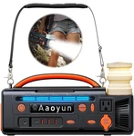 Aaoyun Portable Power Station 300W, 296WH Solar Generator With 100W Usb-c In/... New. Price: $255.21.