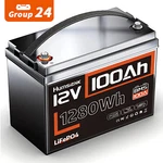 Humsienk 12V 100AH Lithium Battery LIFEPO4 Deep Cycle Bms Solar Boat Pack New. Price: $385.86.