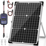 Upgraded 30W 12V Solar Battery Trickle Charger Maintainer With Mppt Controller New. Price: $95.39.