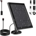 Solar Panel For Ring CAMERA(2ND Generation) Dustproof Waterproof Black 1 Pack New. Price: $17.00.