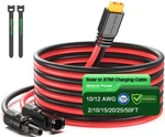 Bateria Power 10 Feet Solar XT60 Extension Cable 12AWG Panel Connector New. Price: $31.45.