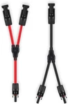 Solar Connectors Y Branch Parallel Adapter 10AWG Cable For Panel (red & New. Price: $11.92.