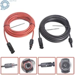 Black + Red Wire Connector 10AWG Solar Panel Extension Cable 30 Feet Pair New. Price: $27.87.