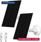 Zivif Usb Solar Panel For Security Camera, 4W Charger Rechargeable Bat New. Price: $44.08.