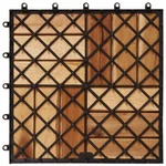 Patio Tile Deck Outdoor Interlocking Flooring For Decorative Vidaxl New. Price: $74.99.
