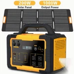 1075WH Portable Power Station With 200W Foldable Solar Panel New. Price: $579.99.