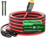 Bateria Power Solar XT60 Charge Extension Cable 12AWG 20FT Connector New. Price: $60.99.