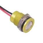 Q14F5AYXXSG12E Super Bright Green Flush 14MM 12VDC Led Panel Indicator IP67 Apem New. Price: $26.18.