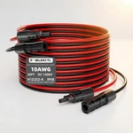 Powlerctl Solar Panel Extension Cable 10 Awg 30FT 6MM Wire Gauge Certified Pv New. Price: $58.03.