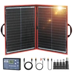 Dokio 100W Portable Foldable Solar Panel Kit (19X26IN 5.3LB) With Separate New. Price: $100.86.