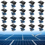 Anbte 20PCS Solar Panels Mid Clamps For Unistrut, Aluminium 30MM/35MM, Black New. Price: $54.76.