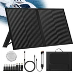 Saronic 12V 100W Foldable Off Grid Solar Panel With Stand For Camping Rv New. Price: $89.00.