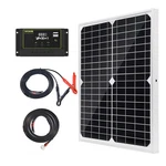 Topsolar Panel Kit 12V Monocrystalline With 10A 20W, White. Price: $45.44.
