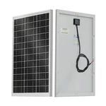 Eco-worthy Solar Panel 18V Monocrystalline Waterproof 25W, Blue-black. Price: $56.09.