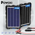 Powoxi 7.5W 9W Solar Battery Trickle Charger - 12V Panel Charging New. Price: $53.99.