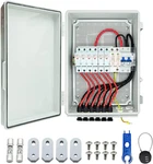 Pv Combiner Box, 6 String Solar With 15A Led Fuse, Lightning Arrest New. Price: $156.38.