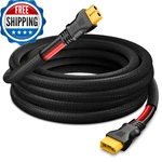 Naponal XT60 Extension Cable 20FT 10AWG Female Power Station Solar Gen New. Price: $81.33.