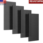 4 Pcs Metal Pegboard Wall Panels Tool Organizer Garage Storage Easy Install New. Price: $76.78.